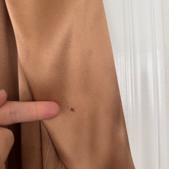 Catherine Gee Silk French Cuff Shirt with White Piping - Picture 9 of 9